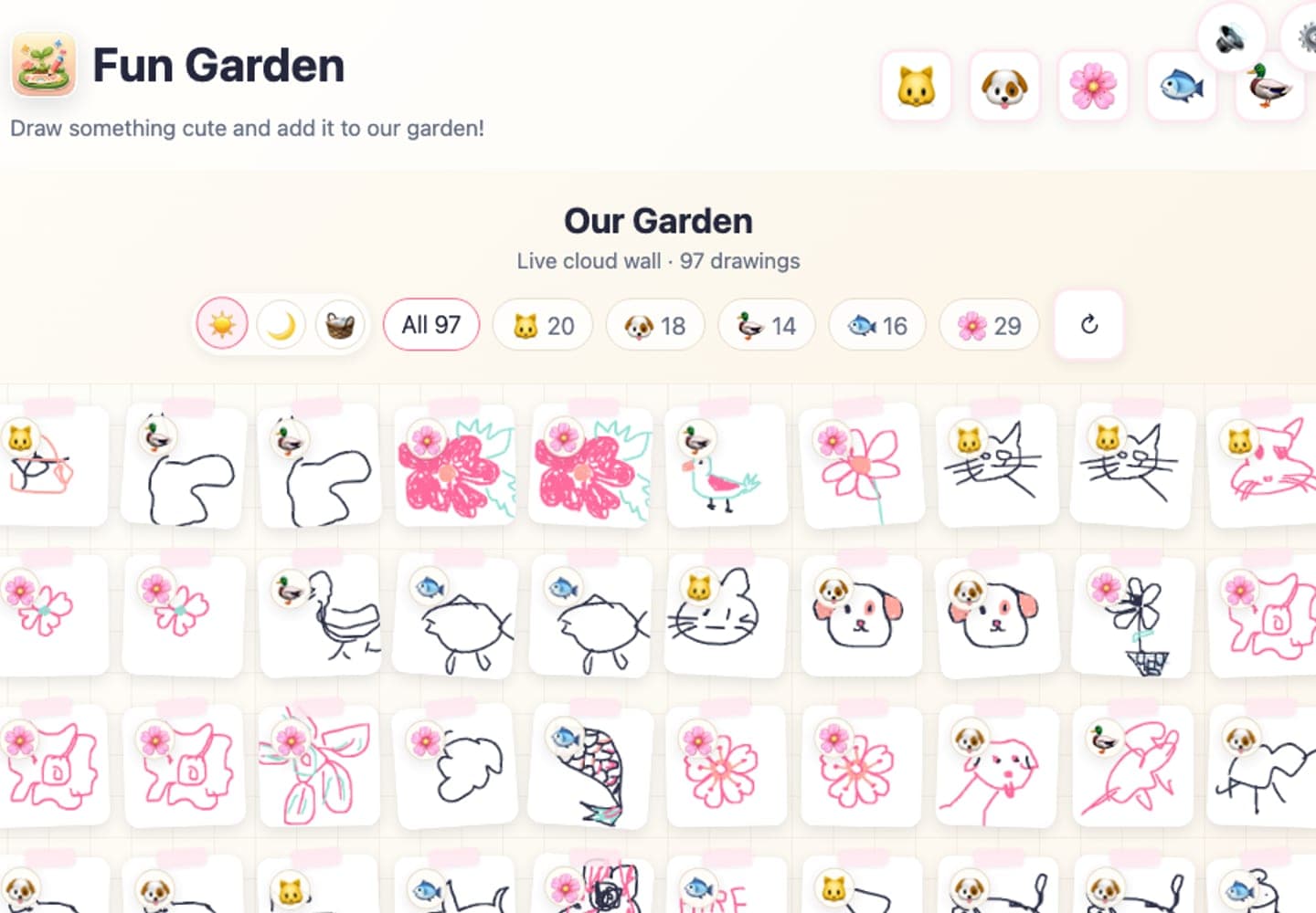 Fun Garden website preview